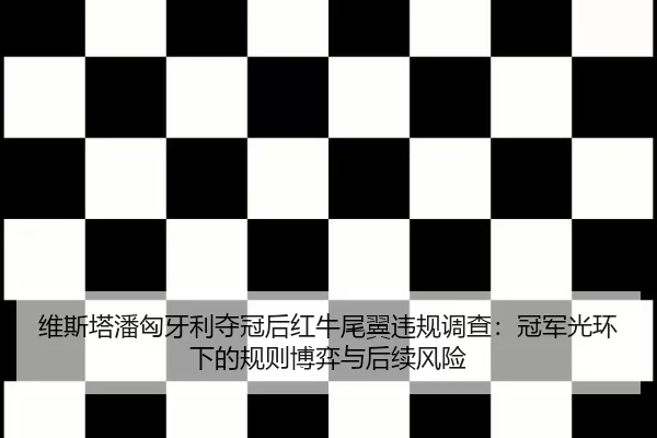 维斯塔潘匈牙利夺冠后红牛尾翼违规调查：冠军光环下的规则博弈与后续风险